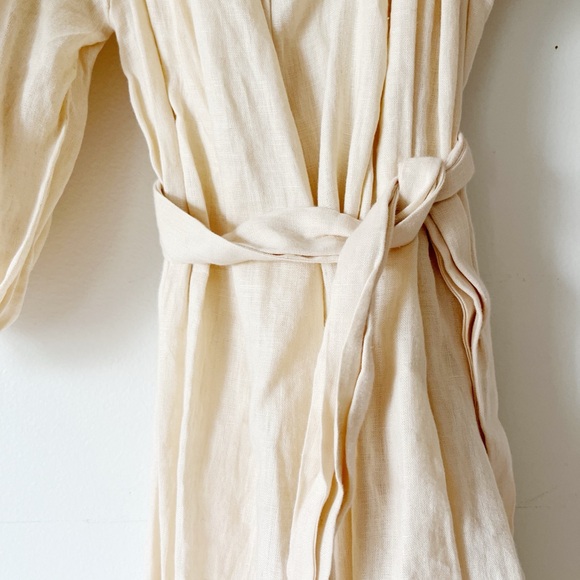 Innika Choo Hugh Jesmock Embroidered Linen Smock | Size 0 - Picture 5 of 8